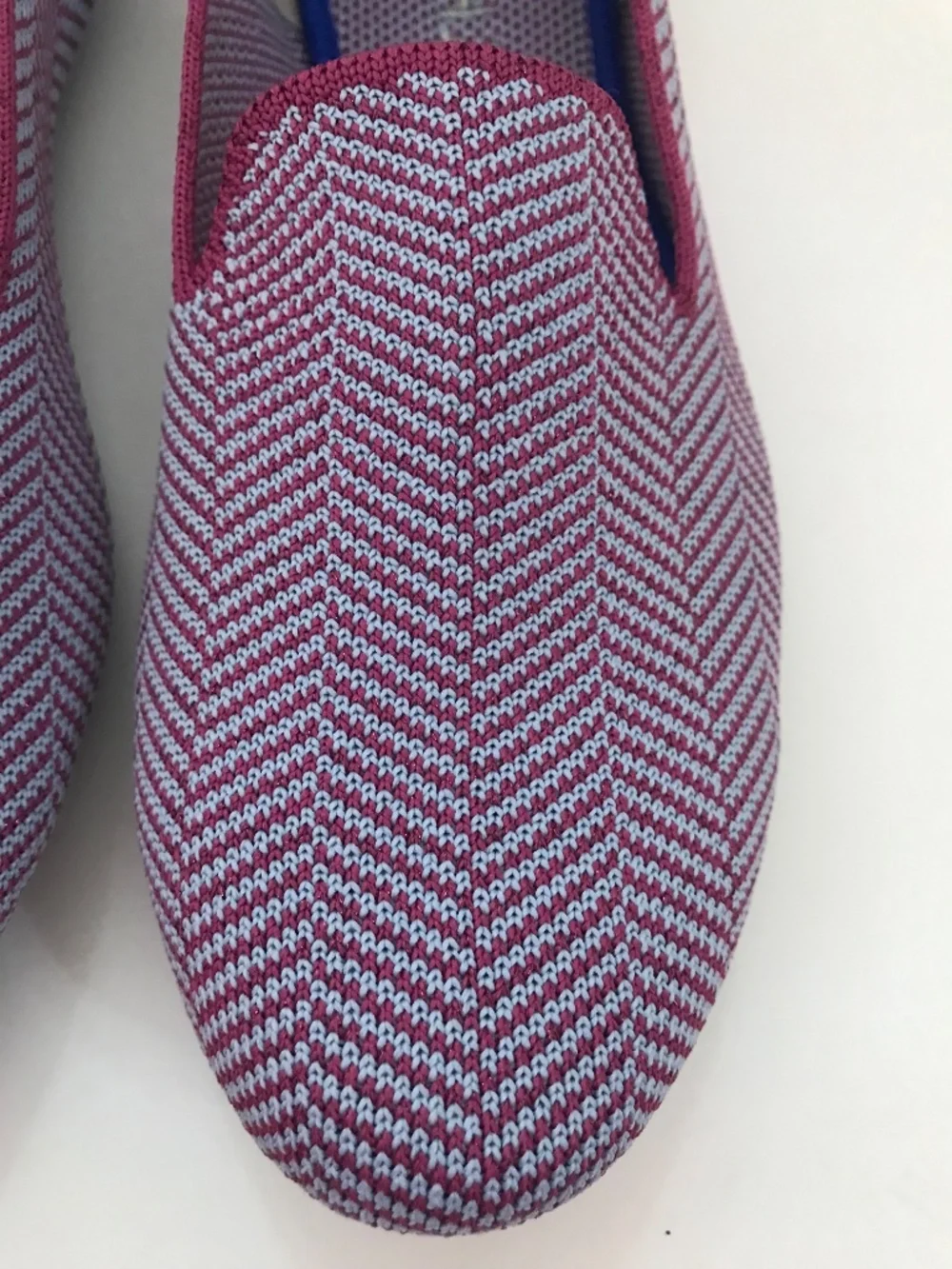ROTHY’S The Loafer Herringbone Flat Amethyst Women’s Size 9